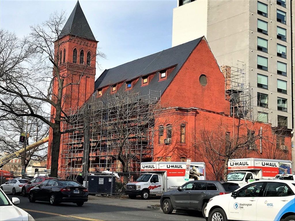 Downtown church_commercial roof restoration